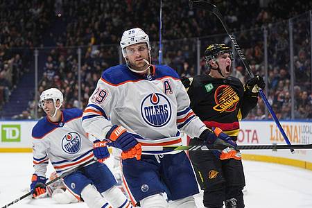Edmontons Leon Draisaitl machte gegen die Ducks ein starkes Spiel.
