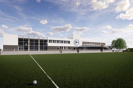 Entwurf vom neuen Trainingszentrum von Arminia Bielefeld