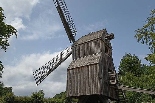 Windmühle am Bauernhausmuseum in Bielefeld